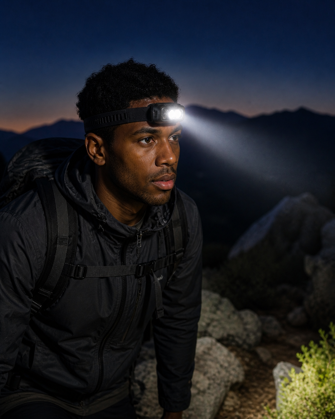LumaBeam™ Rechargeable Outdoor Headlamp