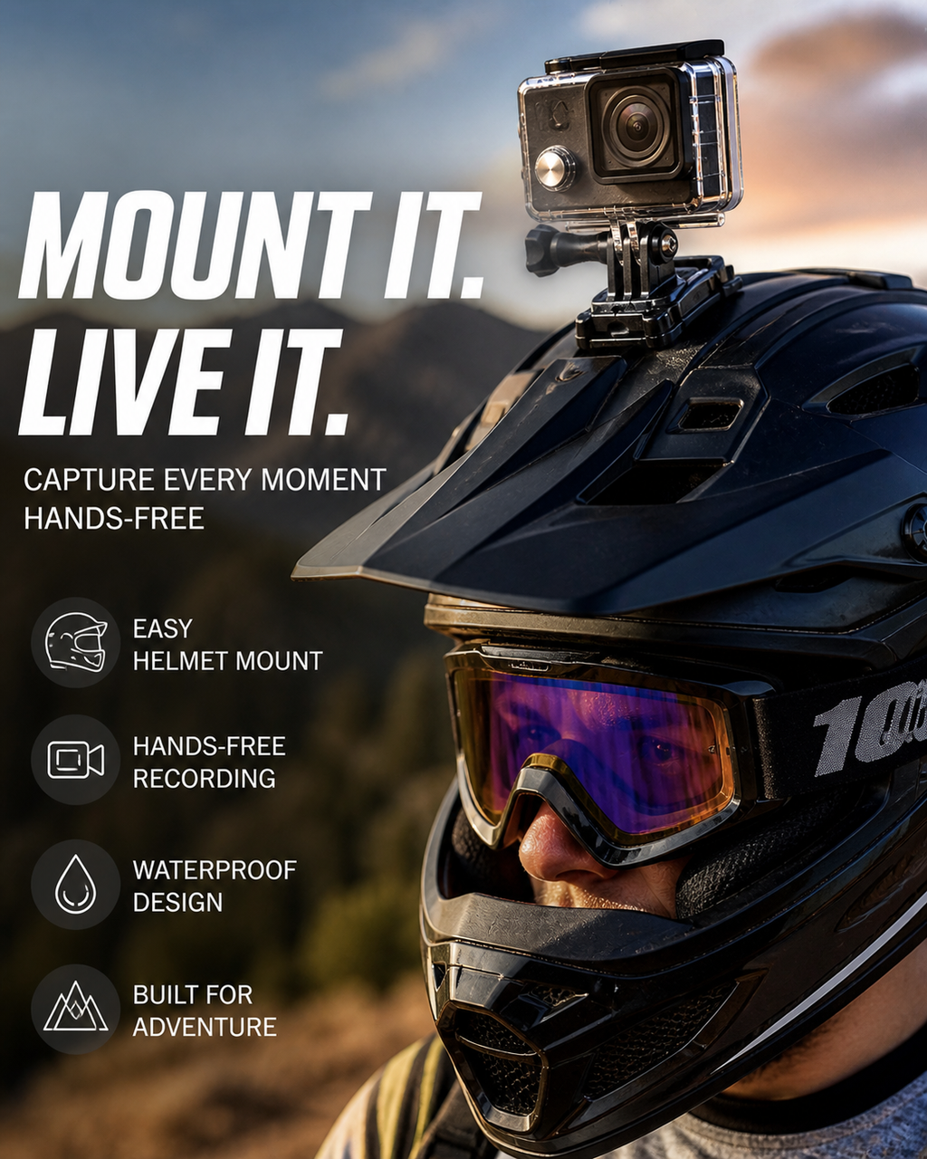 ActionCam Pro™ 4K Outdoor Sports Camera