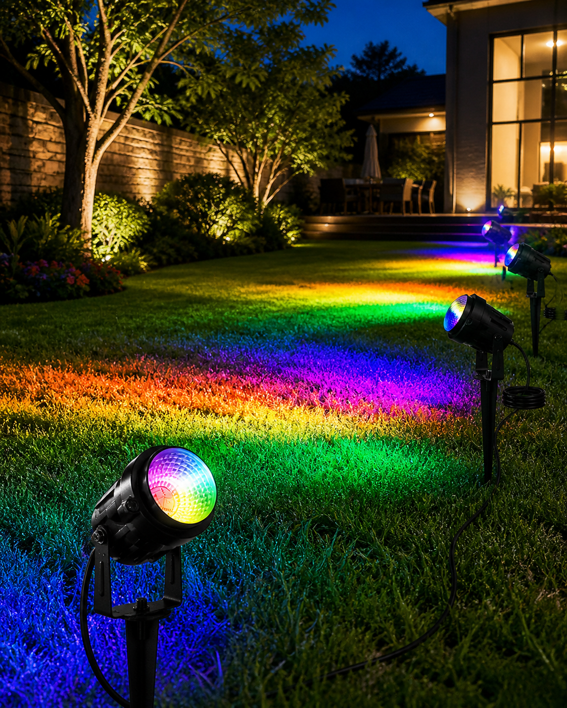 GlowSync™ Bluetooth Garden Projection Light