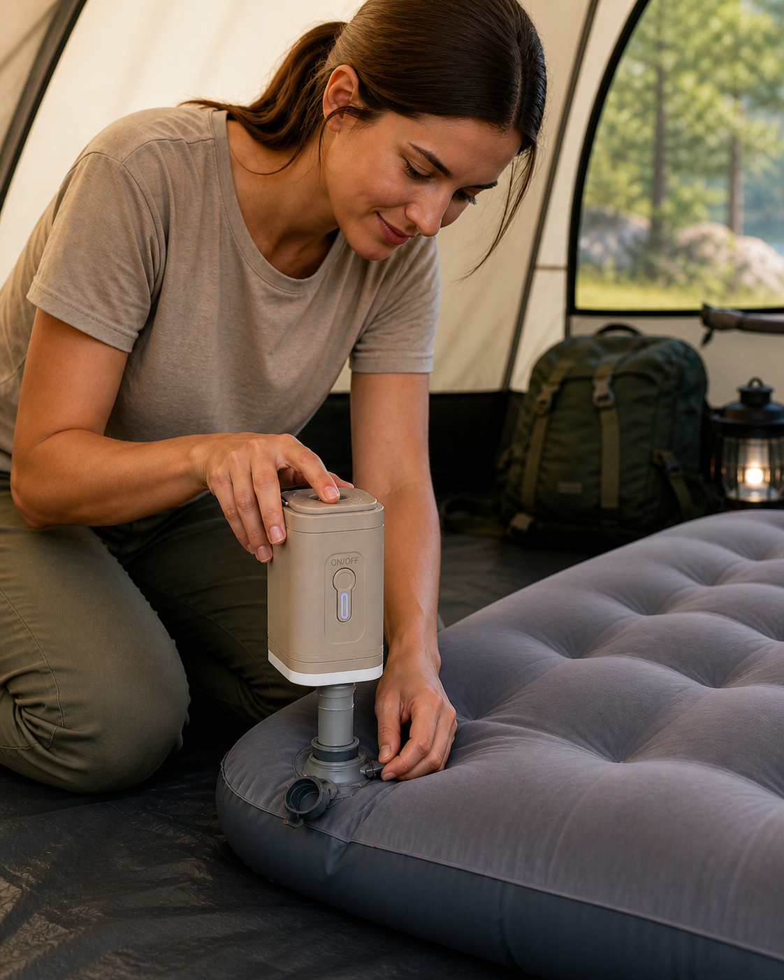 AirFlow Pro™ Portable Camping Air Pump