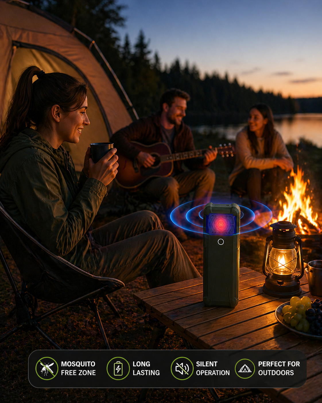 BuzzBuster™ Outdoor Mosquito Repellent Shield