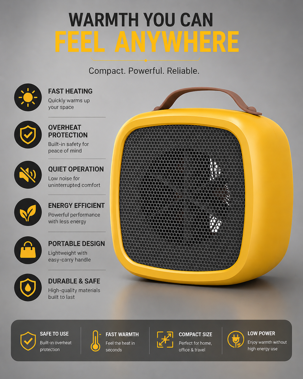 HeatWave Pro™ Portable Heater