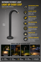 GlowPath™ Waterproof Outdoor Lawn Lamp